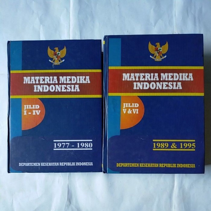 PAKET 2 MMI - MATERIA MEDIKA INDONESIA JILID 1-2