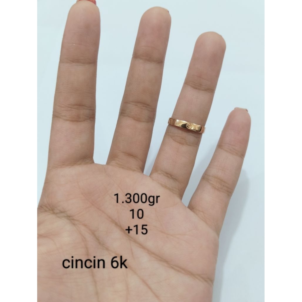 cincin emas 6 karat