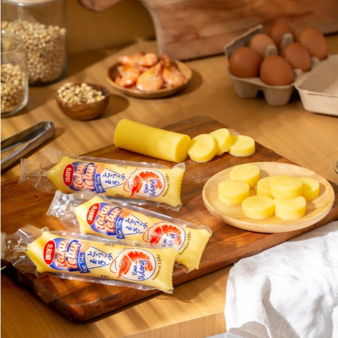 

Inofu Tahu Telur Rasa Udang 150gr/Tahu Telur Udang/Tofu