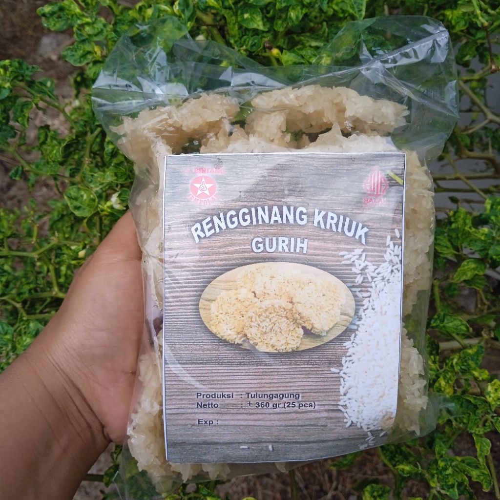 

Rengginang mentah kriuk gurih