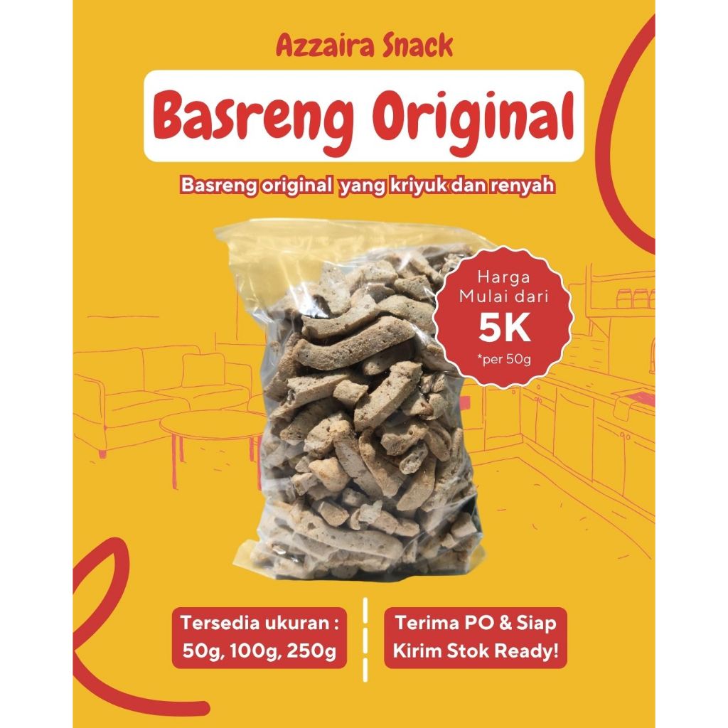 

BASRENG ORIGINAL DAUN JERUK (TIDAK PEDAS) UKURAN 50gr / 100gr / 250gr | CEMILAN KILOAN DIJAMIN KRIUK