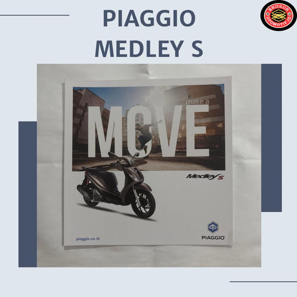 Brosur Piaggio Medley S ( flyer )