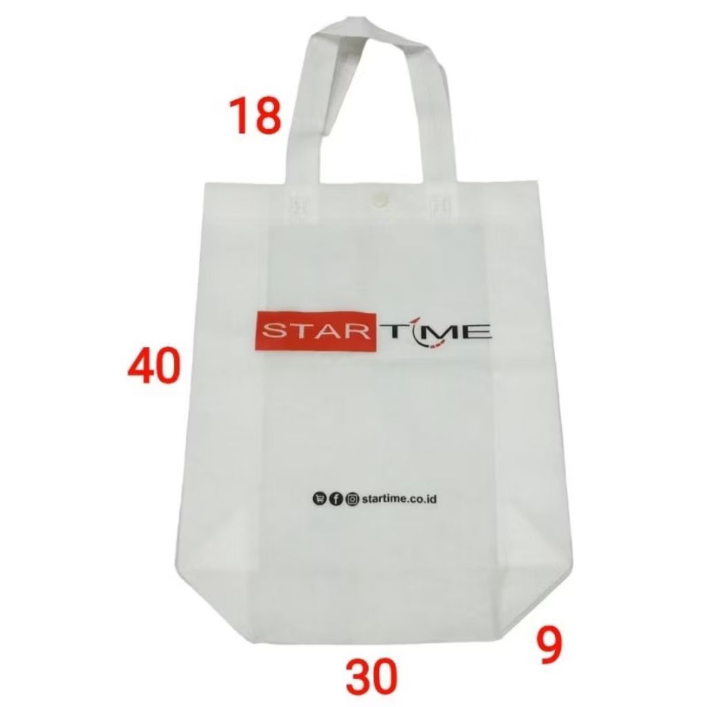 

STARTIME TAS SPUNBOND / TAS KAIN / GOODIE BAG REUSABLE BAG OKE
