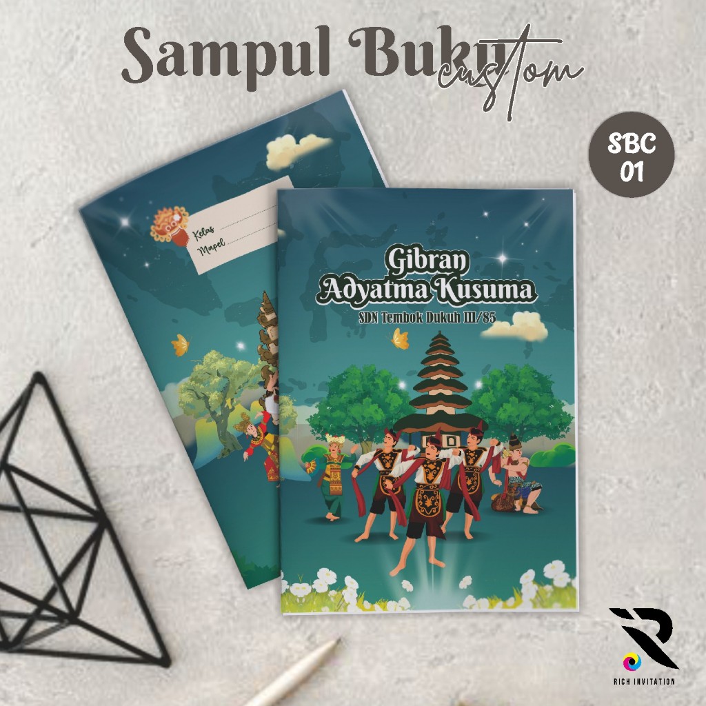 

SAMPUL BUKU CUSTOOM NAMA - SAMPUL BUKU CUSTOOM KEKINIAN TEBAL - SAMPUL SBC