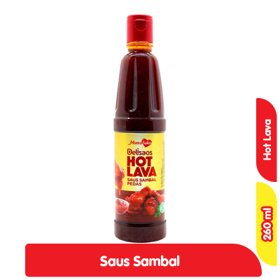

MamaSuka Delisaos Saus Sambal Pedas Lava Panas Botol 260 ml