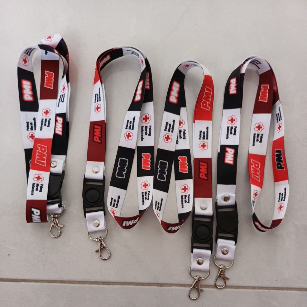 

TALI LANYARD PMI PALANG MERAH INDONESIA DESAIN 03