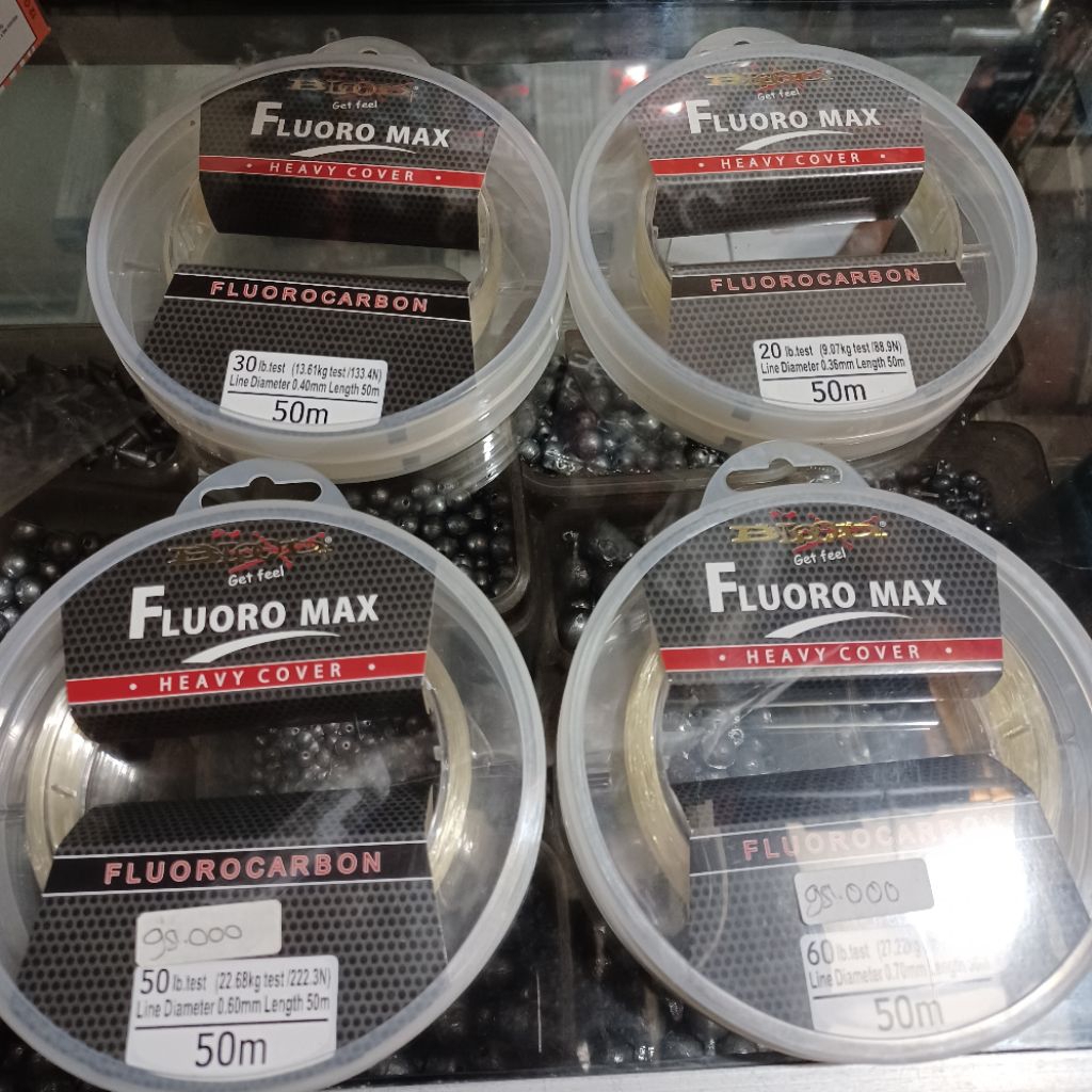 Senar Leader Blood FLUORO MAX 50m Fluorocarbon