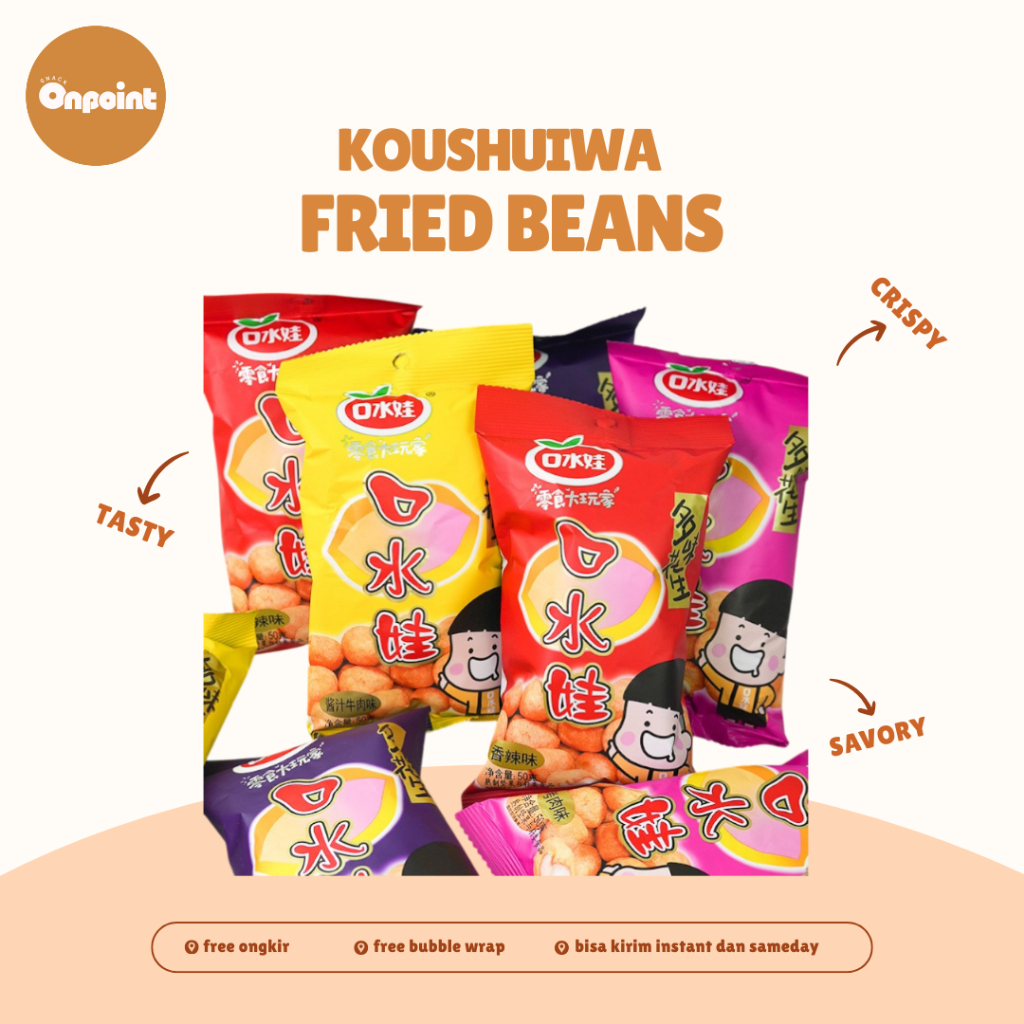 

Koushuiwa Fried Beans | Kacang Telur Kacang Koro Aneka Rasa Renyah