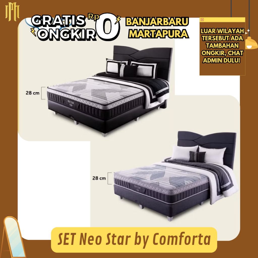 MEBEL MARTAPURA - SET Springbed Divan Neo Star by Comforta