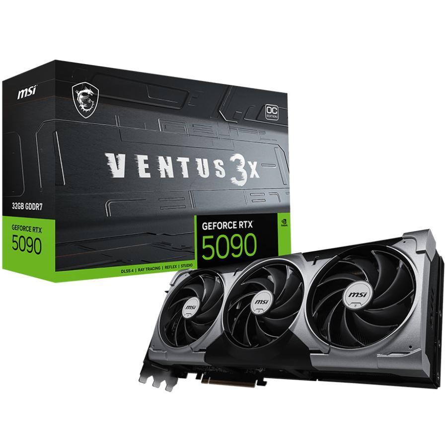 MSI GEFORCE RTX 5090 / RTX5090 VENTUS 3X OC 32GB GDDR7