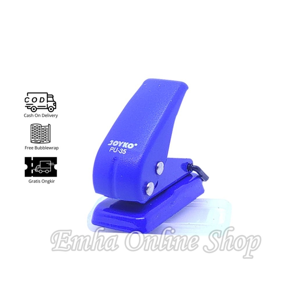 

Pembolong Pelubang Kertas Paper Punch PU-35 Joyko 1 Lubang Holes