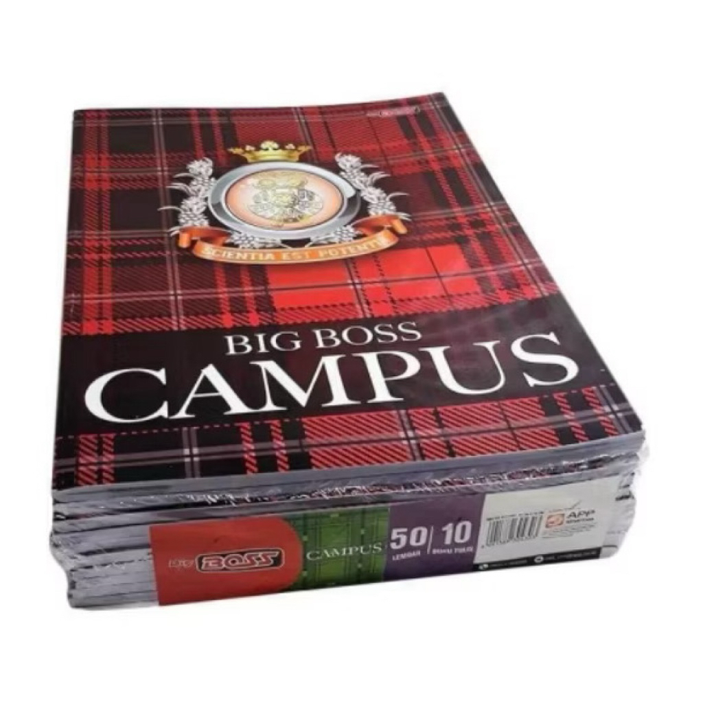 

Ay00! Buku Tulis Campus Big Boss Anak Sekolah SD SMP SMA / Buku Tulis Big Boss Campus 50 Lembar DAN
