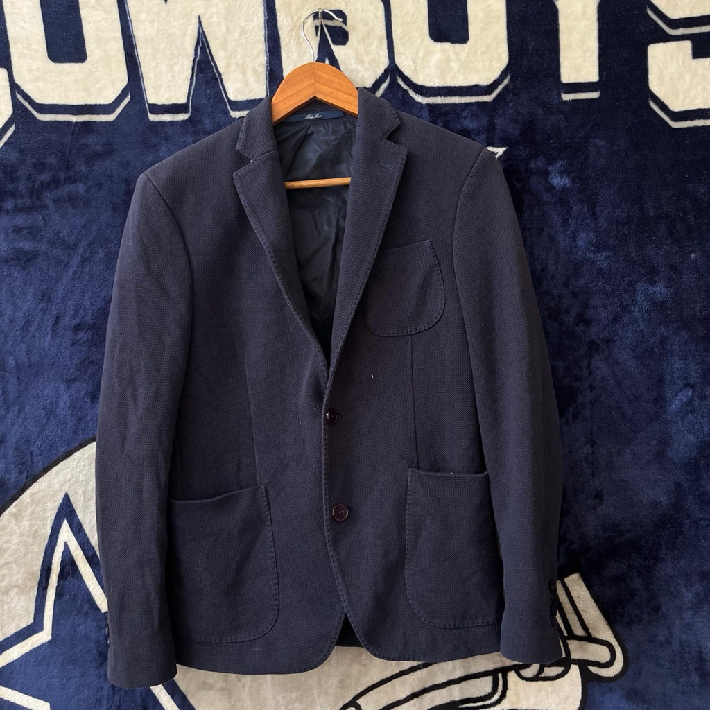 Blazer Knit Wool Mango Man