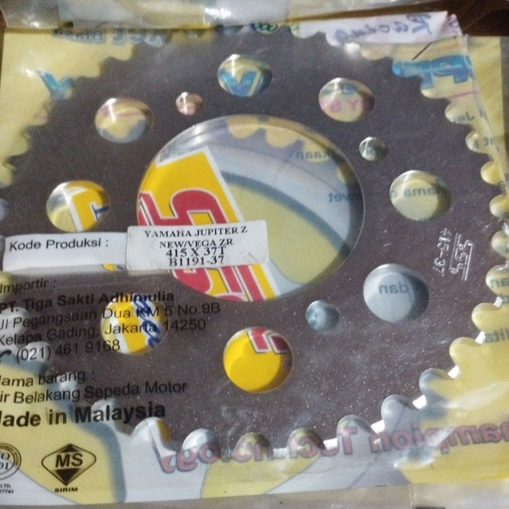 Gear Belakang SSS 415 Jupiter ZR - Vega ZR/Z1