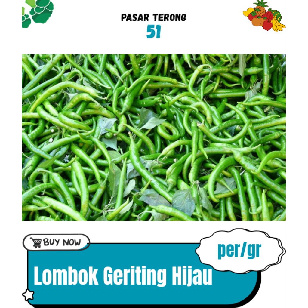 

Lombok Geriting Hijau Makassar
