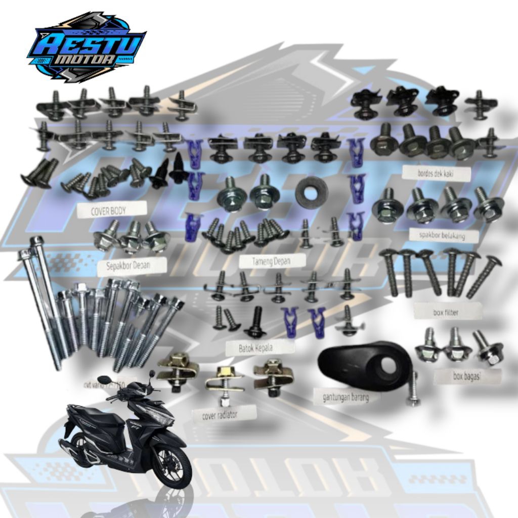 Baut Body Vario Fullset - Baut Vario 125 Old - Baut Vario 150 LED