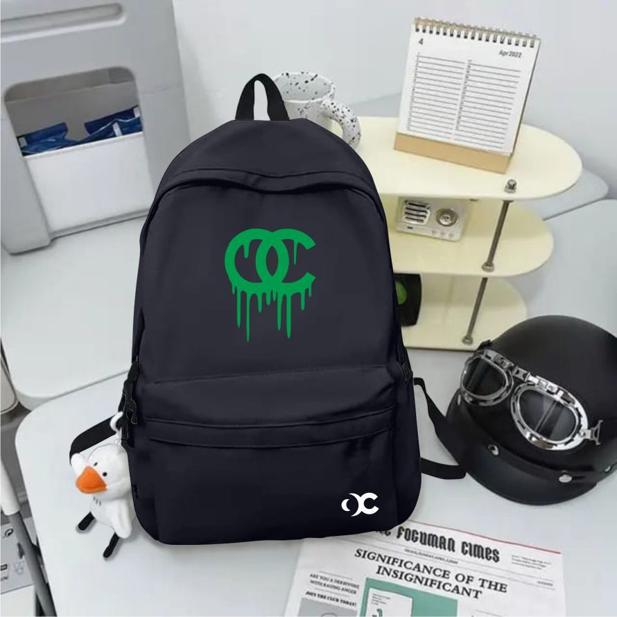 Tas Ransel Hitam OC simple premium Quality
