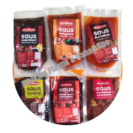 

Saus Abadifood Saus ladahitam / Bulgogi / Bolognese / Barbekyu / Saus Chicken Wing 250gr