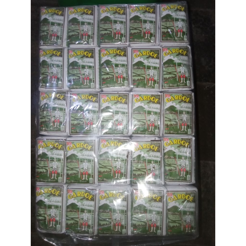 

Teh Gardoe hijau 40 gram 1 ball 100 biji