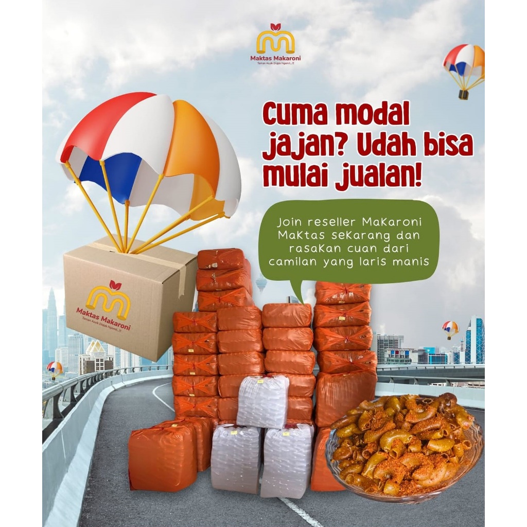 

AGEN PUSAT MAKARONI MAKTAS PAKET RESELLER 10pcs