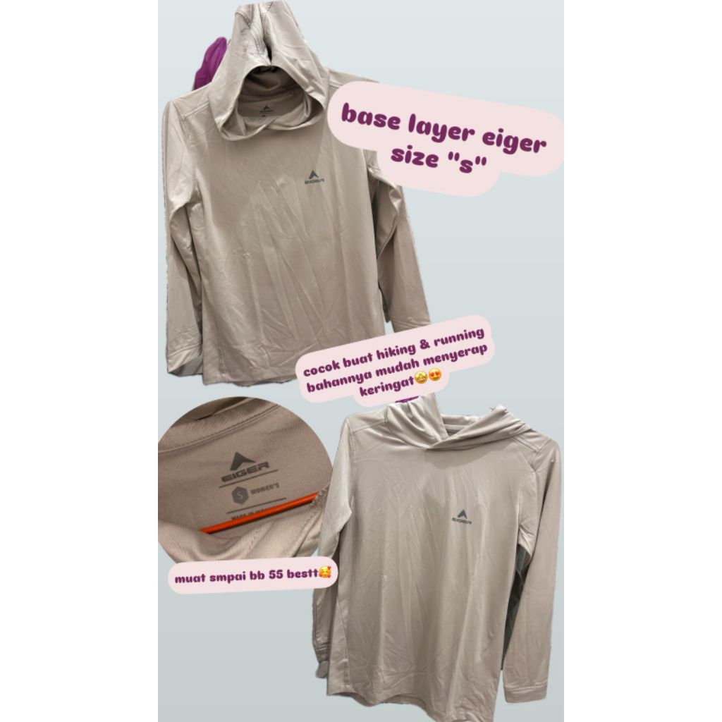 [preloved] base layer eiger