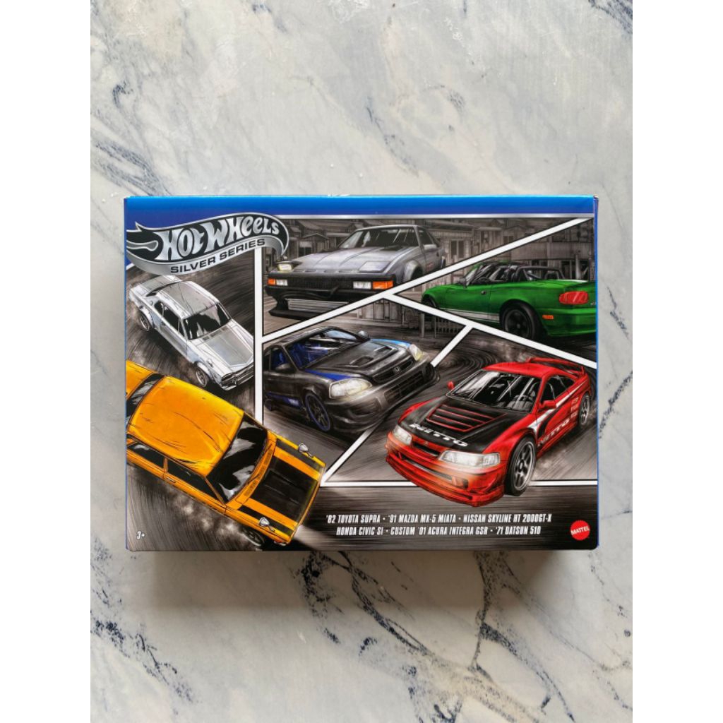 HotWheels Silver JDM Japan