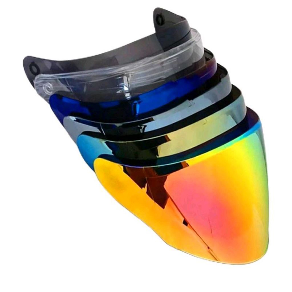 Kaca Helm Flat Venom Iridium Untuk Helm MRJ DYR G2 Hallface