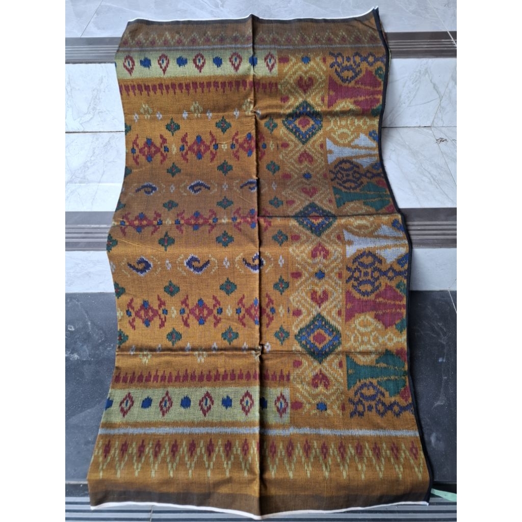 New Kain Tenun Endek Doble Ikat - Kain Tenun Endek Csm Bali - Kain Tenun Seragam Bali