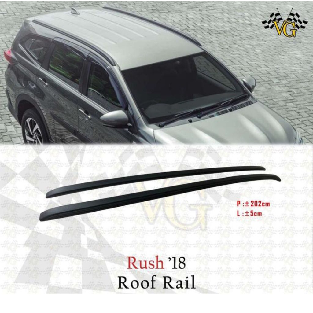 Roofrail Toyota Rush 2018