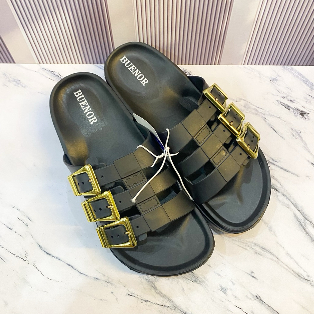 KOAKI.TEMBUNG - Sendal Flat Jasper Cewe Model Terbaru, Bahan Full Karet, Ringan Dipakai