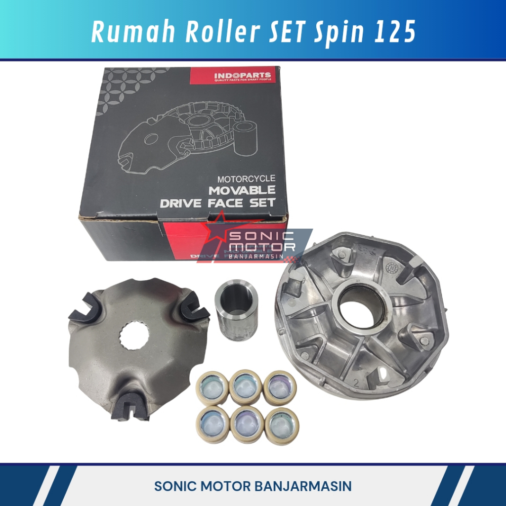 INDOPART PAKET RUMAH ROLLER SET SUZUKI SPIN 125 SKYWIVE SKYDRIVE