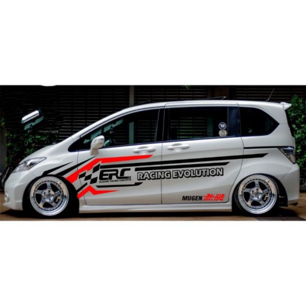 Sticker mobil honda Freed sticker list terlaris mobil Honda Freed stiker mobil Honda Freed erc
