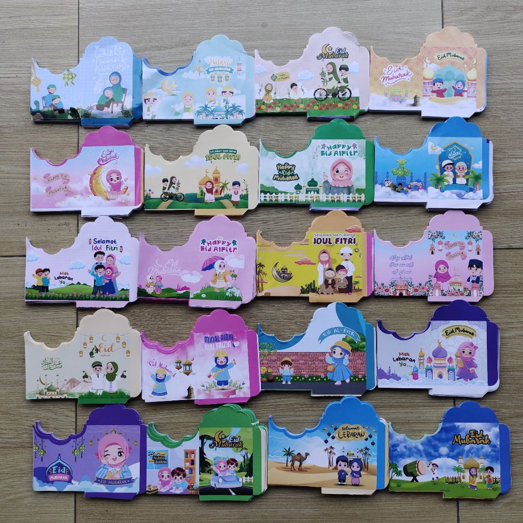 

[1000 LEMBAR] AMPLOP MEDIUM MOTIF "MUSLIM LUCU