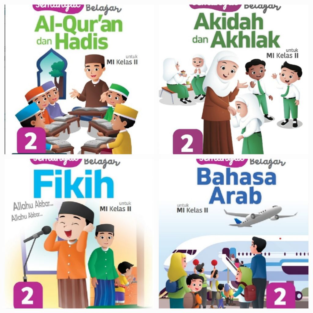 BUKU ERLANGGA AGAMA MADRASAH SD/MI KELAS 2 KURIKULUM MERDEKA EDISI REVISI TERBARU