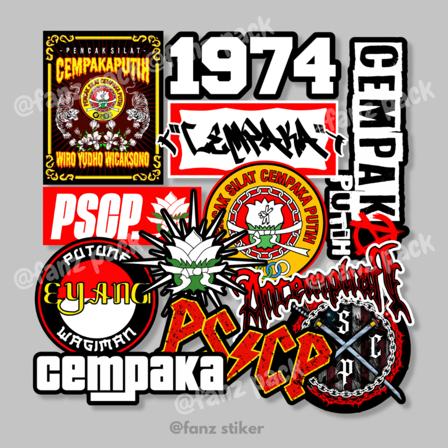 

STIKER PSCP ISI 12pcs - ANTI AIR, STIKER PERGURUAN | STIKER SILAT, HELM, LAPTOP, CASE HP VOL 22