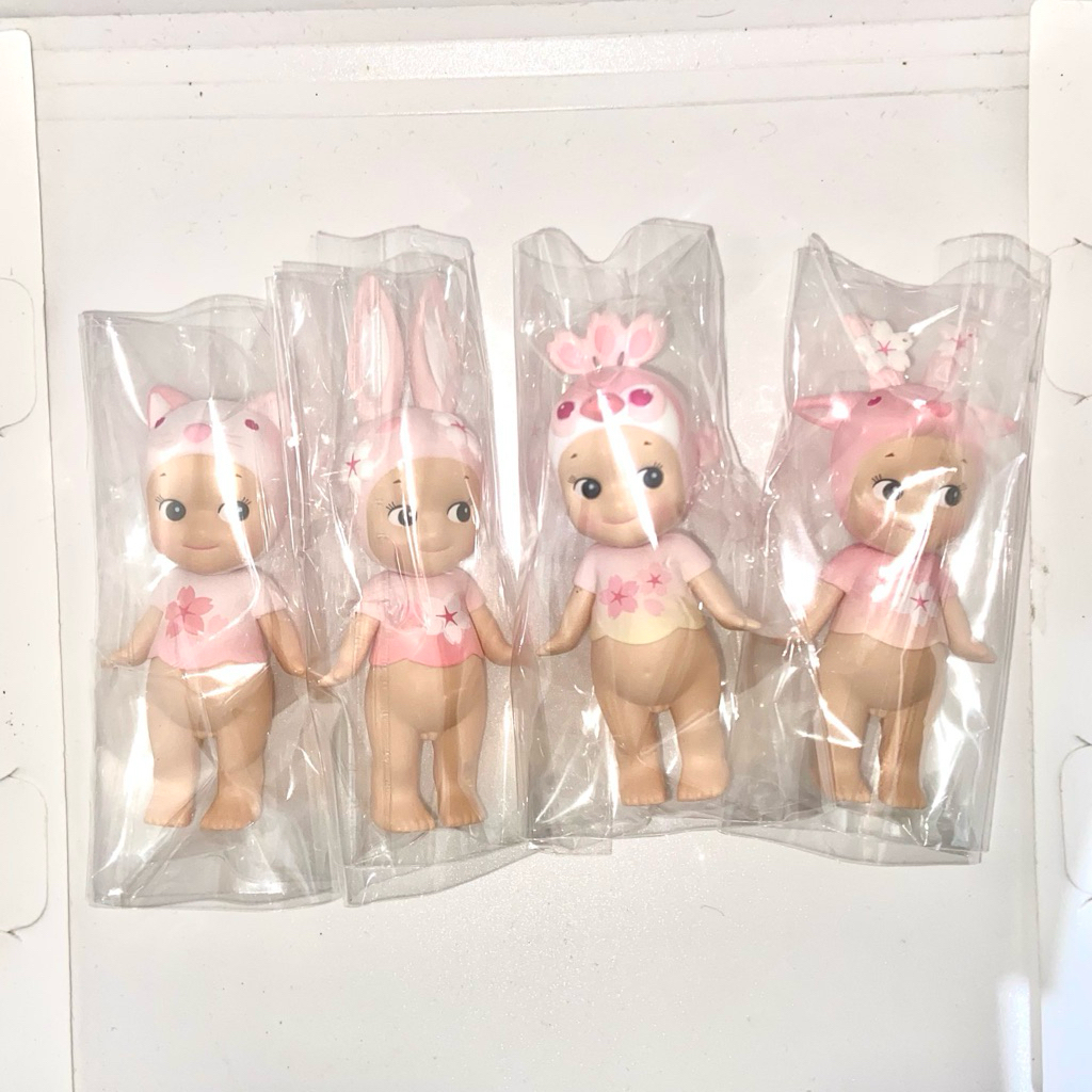 READY - SONNY ANGEL CHERRY BLOSSOM Limited Edition 2019 Sakura Figure Rabbit Cat Goat Peacock