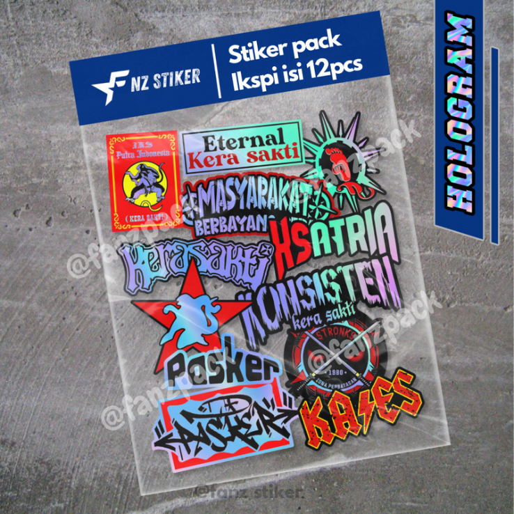 

STIKER HOLOGRAM IKSPI ISI 12pcs - ANTI AIR, STIKER PERGURUAN | STIKER SILAT, HELM, LAPTOP, CASE HP VOL 23 HLG