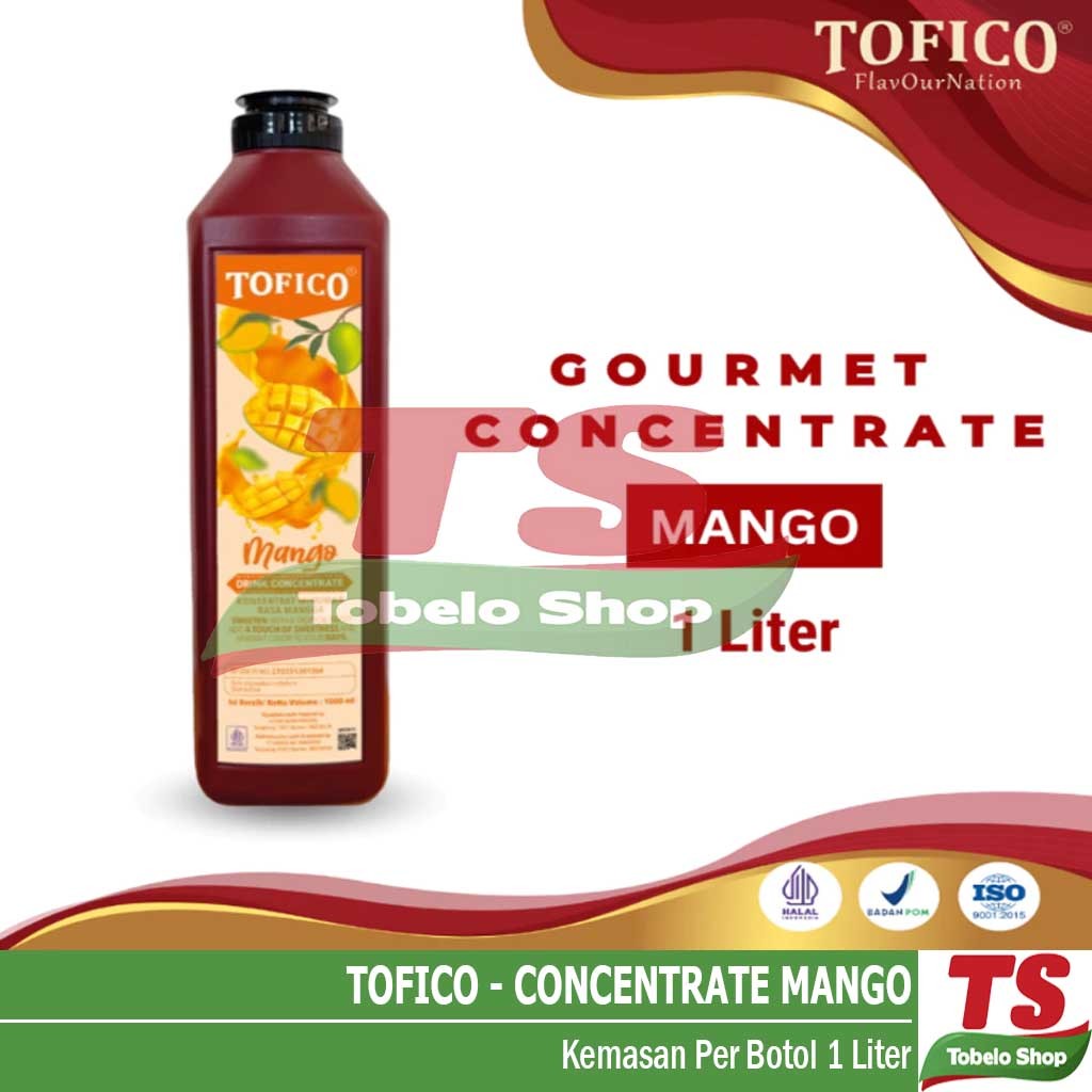 

TOFICO CONCENTRATE MANGO 1 LITER / TOFICO MANGO CONCENTRATE