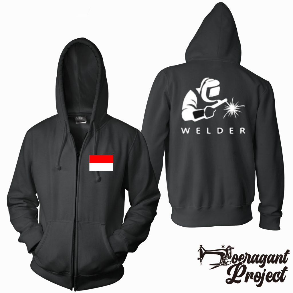 JAKET ZIPPER WELDER TUKANG LAS INDONESIA JP