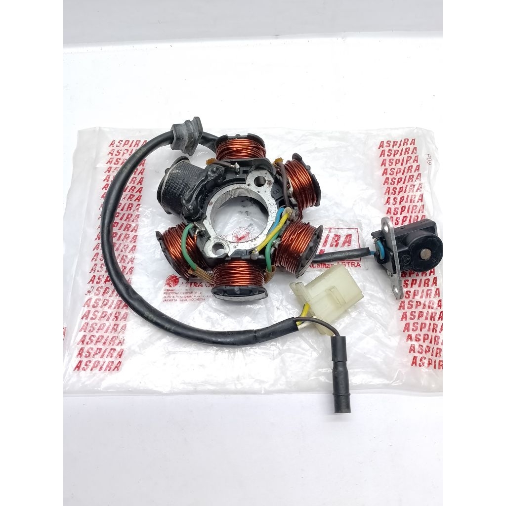 SPUL SPULL SEPUL SPOOL ASSY HONDA SUPRA X FIT REVO LEGENDA APLIKASI GRAND KABEL 5 KGD ORIGINAL