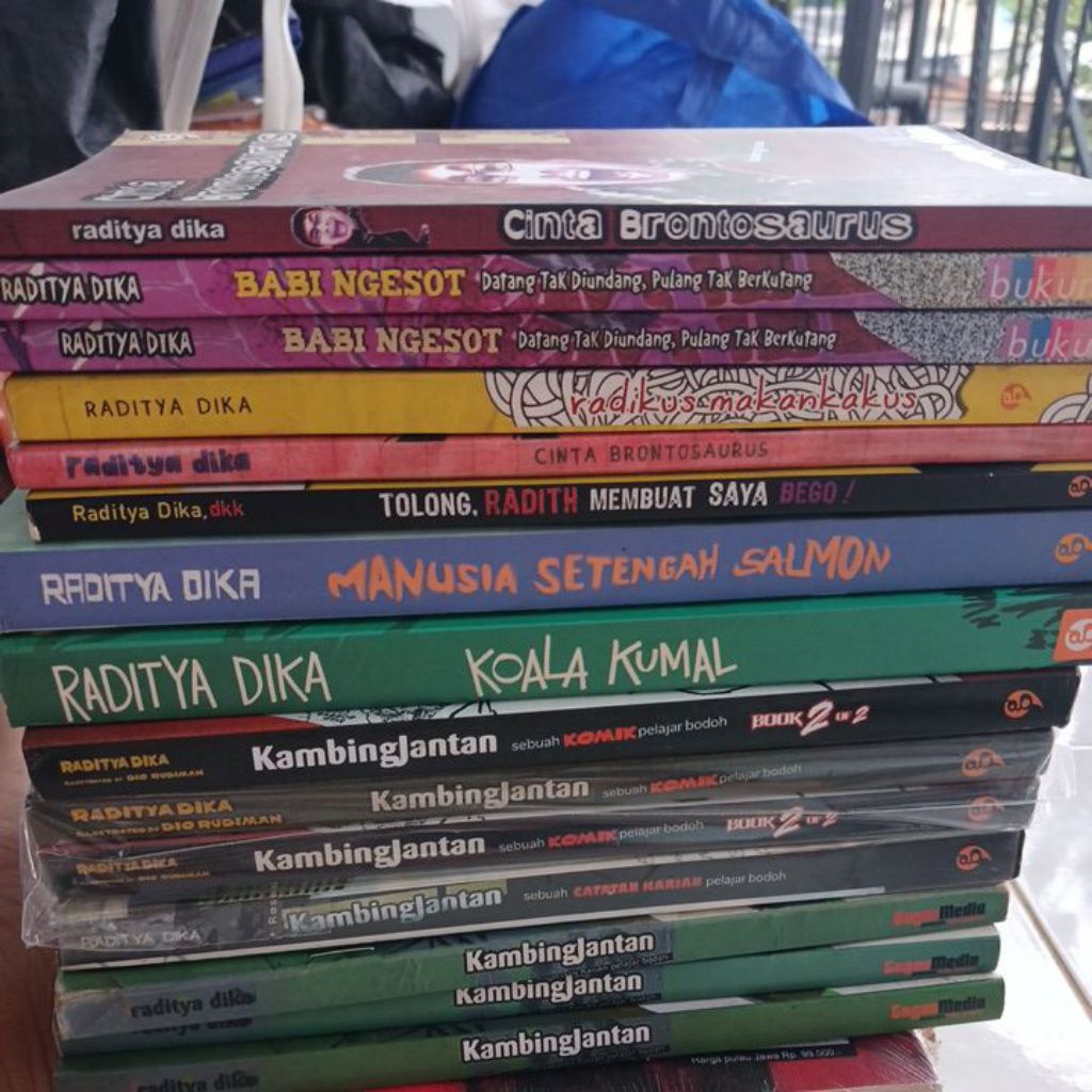 BUKU RADITYA DIKA. Kambing Jantan, Koala Kumal, Babi Ngesot, BRONTOSAURUS, Radikus.