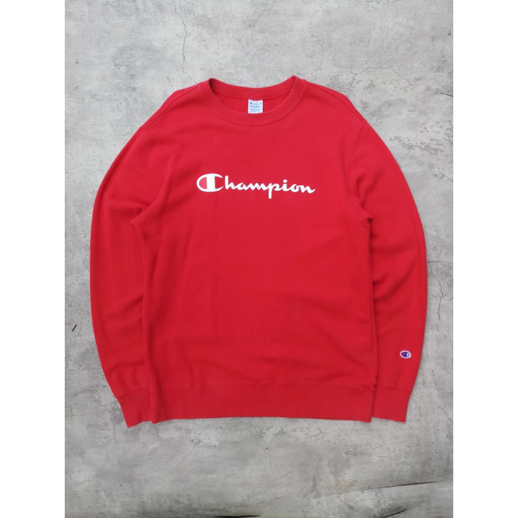 Crewneck champion second | big logo script oversize