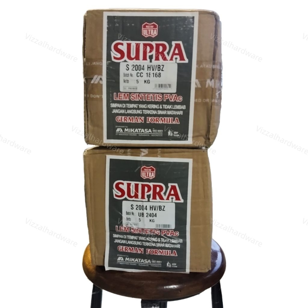 

Lem Putih PVAc Supra Mikatasa Type 2004 HV/BZ per 5 kg
