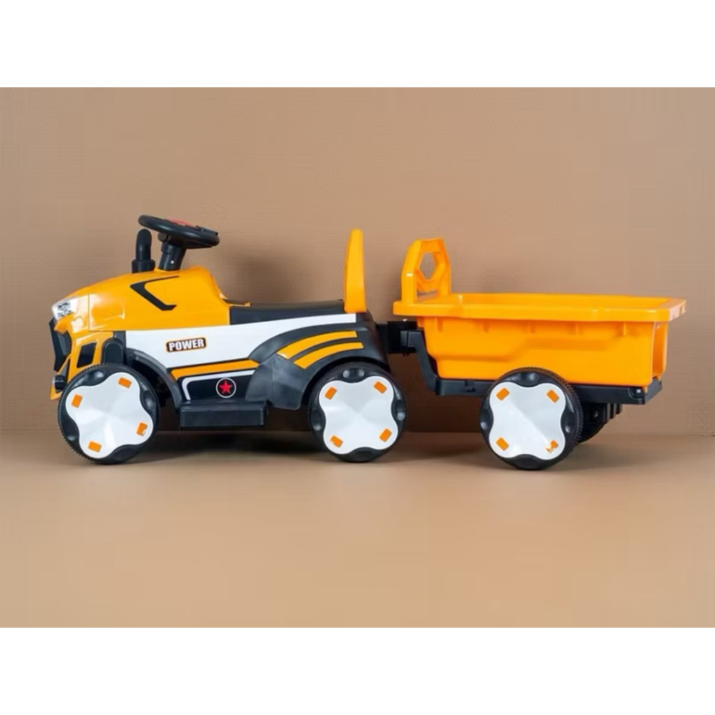 RIDE ON JUMBO TRUK GANDENG PASIR AKI MOBIL MOBILAN RODA BESAR DUMB TRUK ANGKUT PASIR BANGUNAN KONSTR