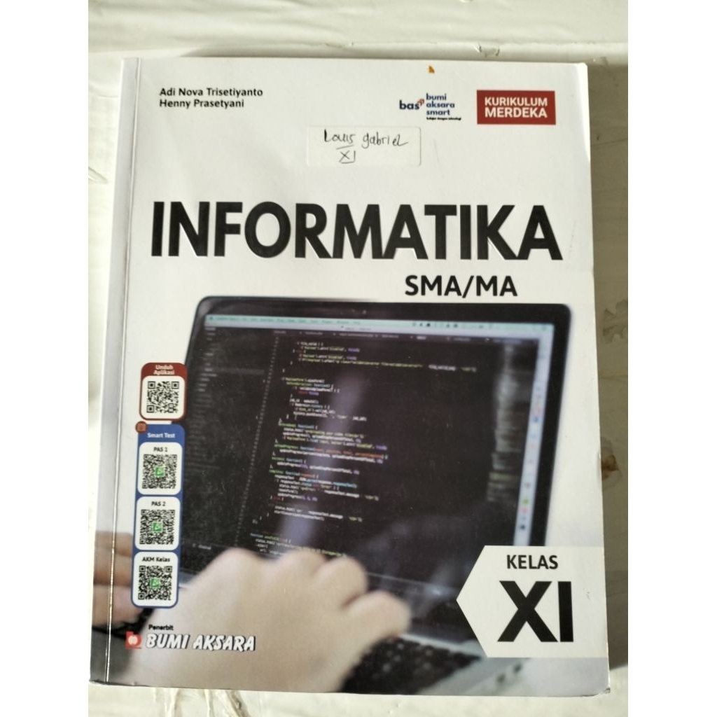 Informatika kelas 11 bumi aksara (bekas)