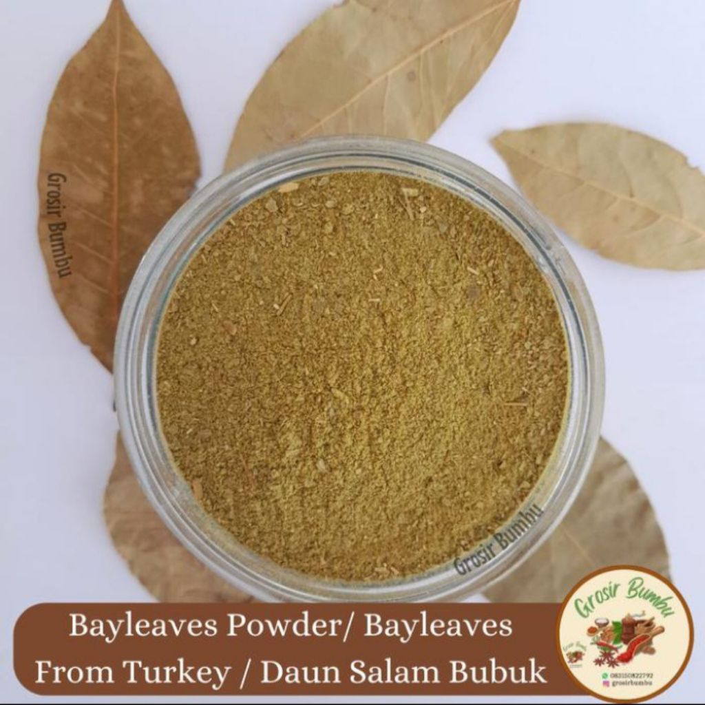 

daun salam bubuk500gr/bay leaves powder/bay leaves from turkey murni ✅️