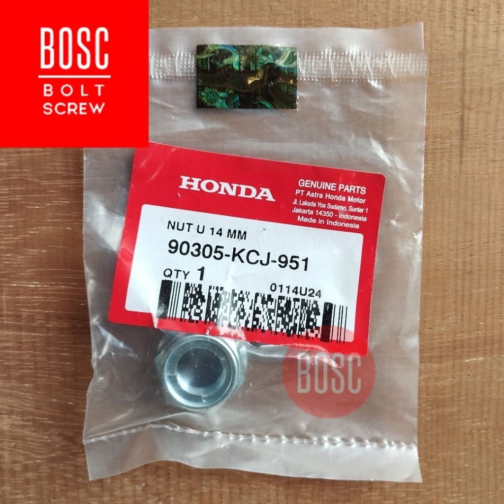 Mur As Roda Belakang Swingarm CB150R CBR150R CBR250R CRF MegaPro 14 mm 90305KCJ951 AHM