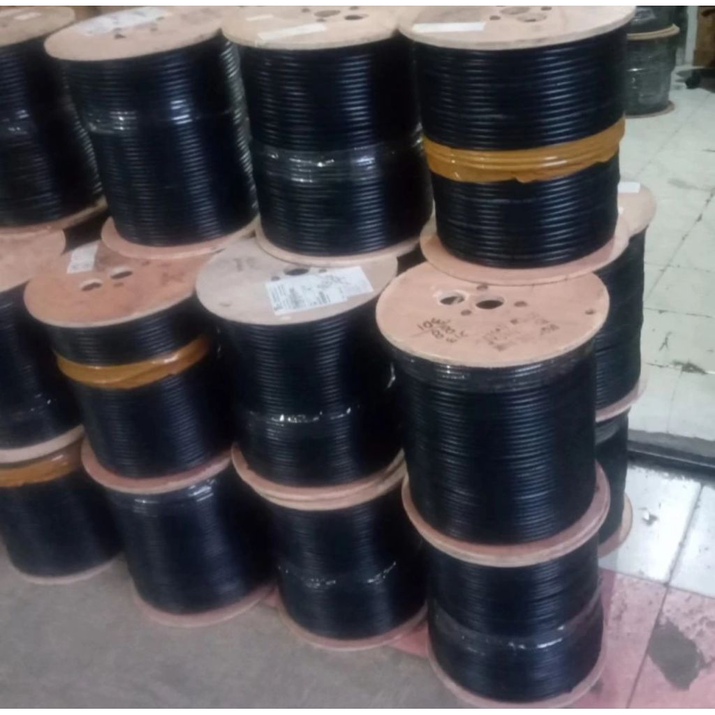 KABEL COAXIAL RG 6+POWER 300METER/KABEL COAXIAL CCTV RG 6