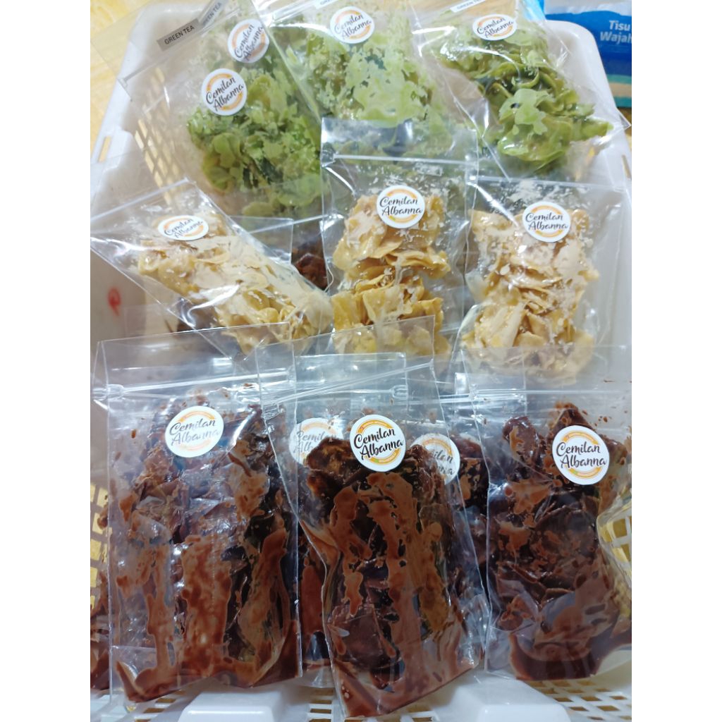 

albanna kripik pisang lumer krenyess