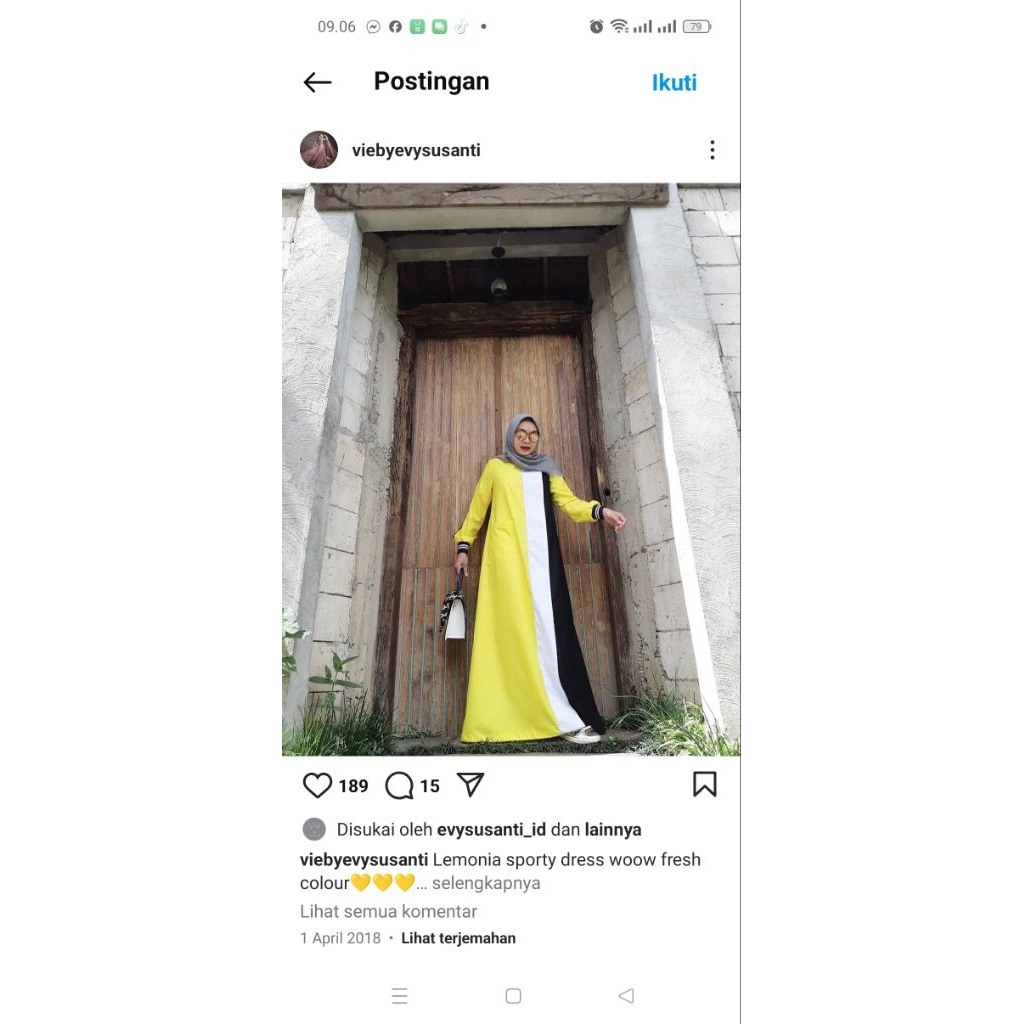 Vie by Evy susanti butik terkenal baru dan tag ya